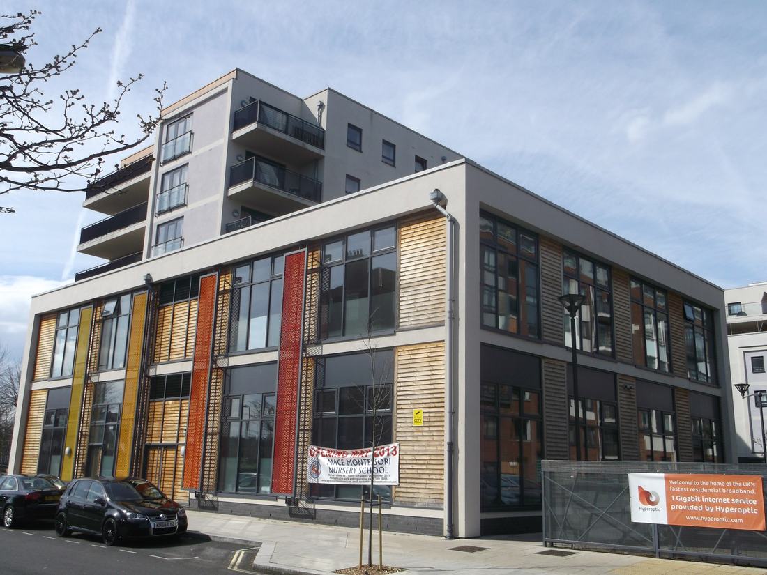 A Montessori nursery school building in London