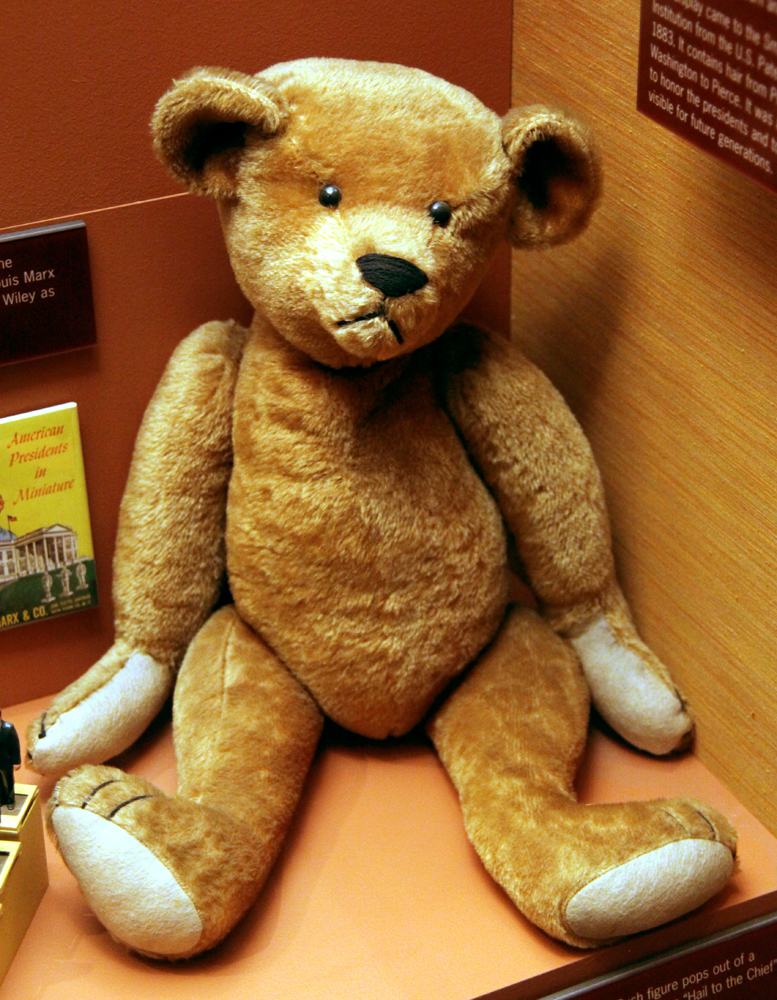 A teddy bear from the early 1900s